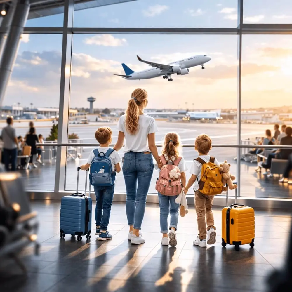 A dedicated travel nanny creating harmonious family happiness worldwide a family manager for organization planning oversight support childcare safety and peace of mind