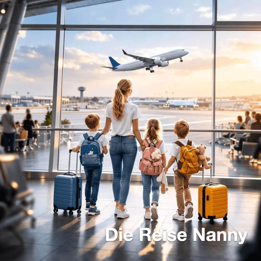 Die wertvolle Reise Nanny für das harmonische Familienglück rund um die Welt Familienmanagerin für Organisation Planung Kontrolle Begleitung Betreuung Sicherheit und Entspannung